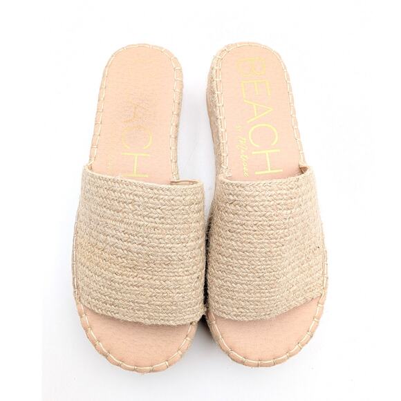 Beach by Matisse Del Mar Platform Sandals Women's Beige Size US10M EU41 - Picture 9 of 9